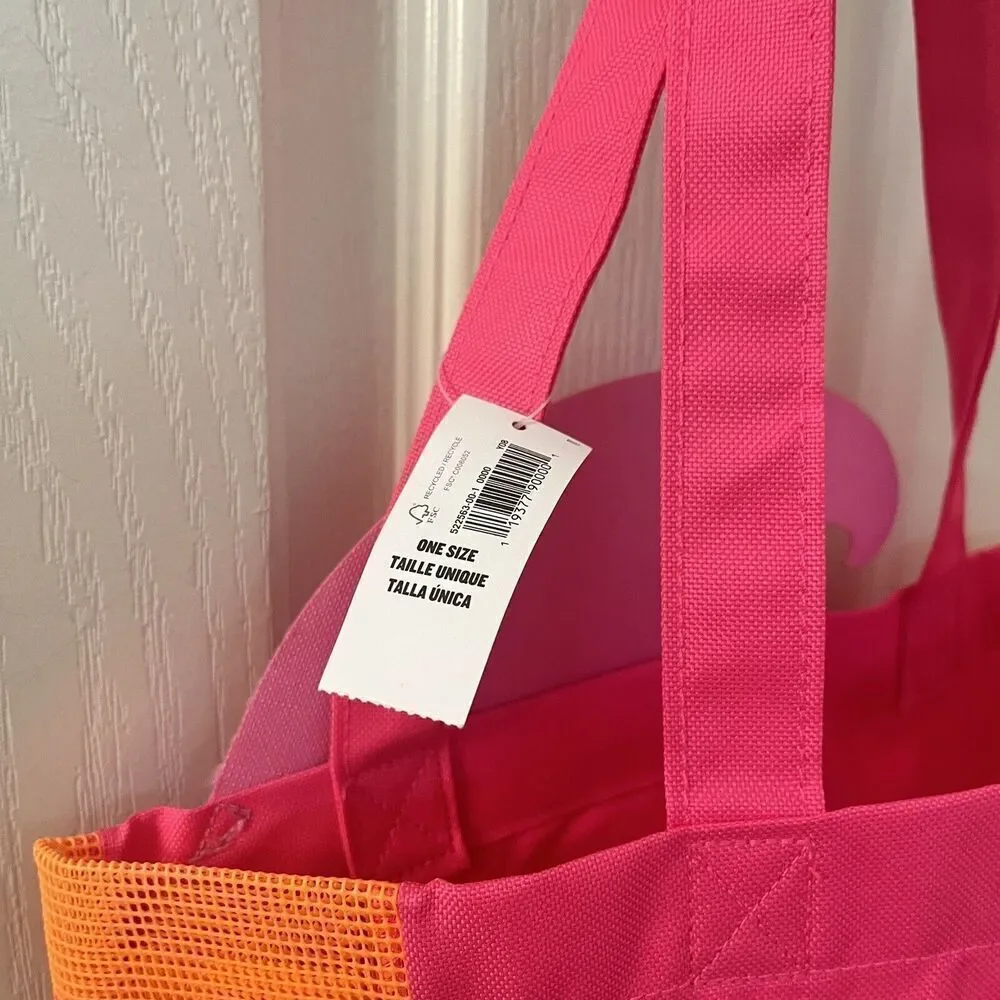Old Navy Kids Fish Beach Swim Bag Pink Orange Tropical NWT